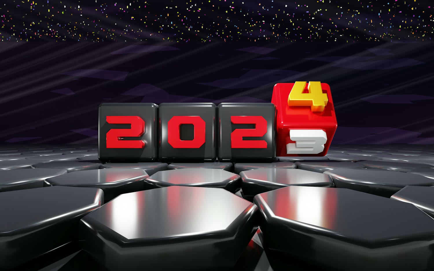 a 3d rendering of the year 2013 and the number 2013